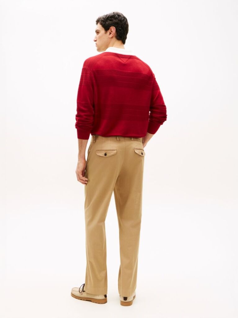 Μπεζ Smart Casual Παντελόνι Σε Κανονική Γραμμή  Άνδρες