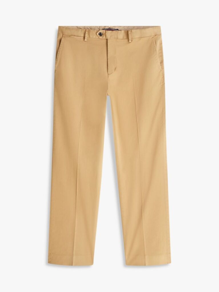 Μπεζ Smart Casual Παντελόνι Σε Κανονική Γραμμή  Άνδρες