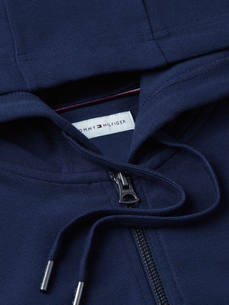 Blue Nautical Logo Zip-Thru Hoody  Men