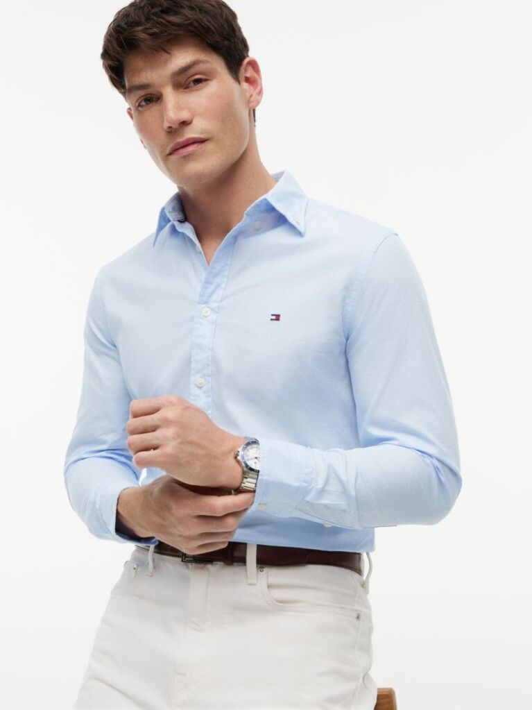 Multi TH Flex Slim Fit Dobby Shirt  Men