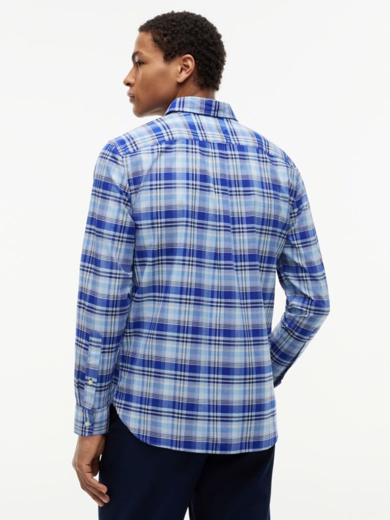 Multi Regular Fit Check Lightweight Oxford Shirt  Men