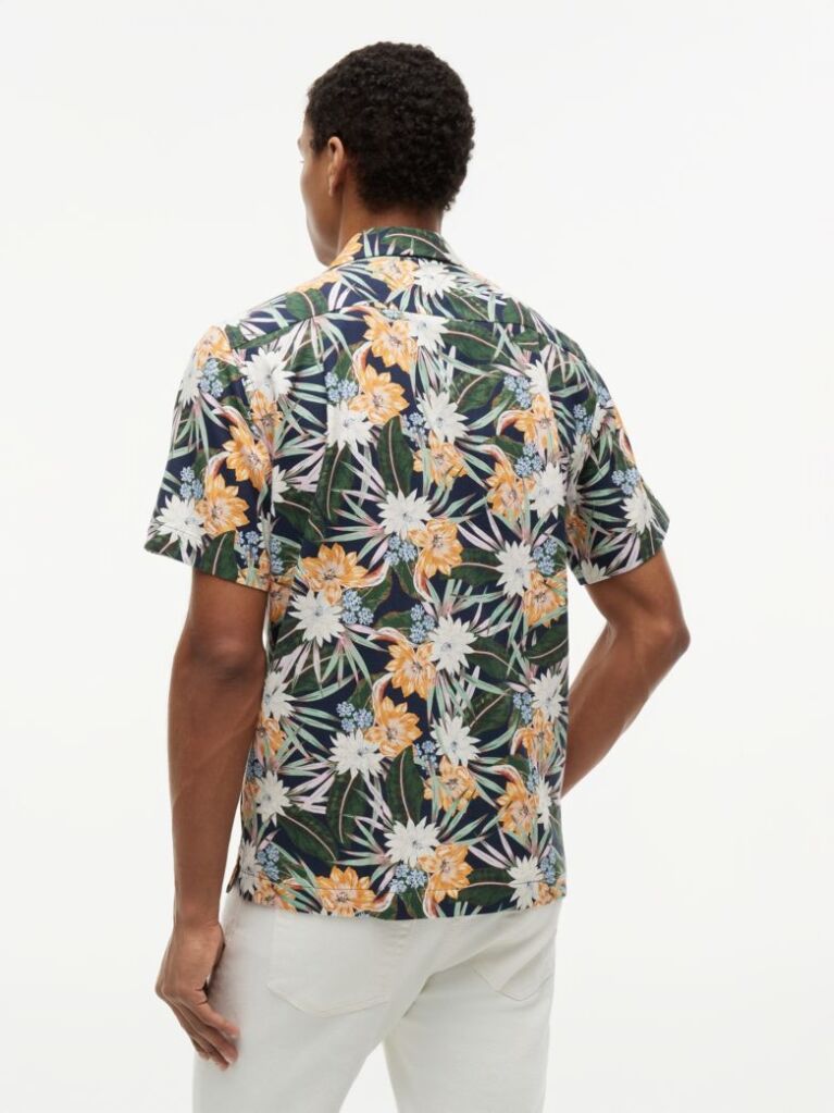 Multi Regular Fit Floral Short Sleeve Shirt  Men