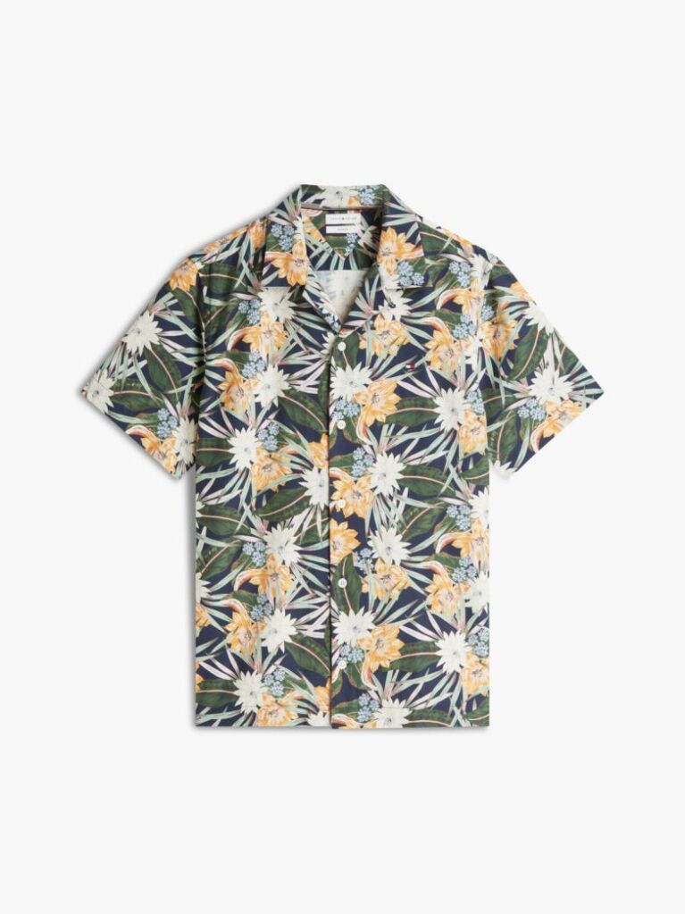 Multi Regular Fit Floral Short Sleeve Shirt  Men