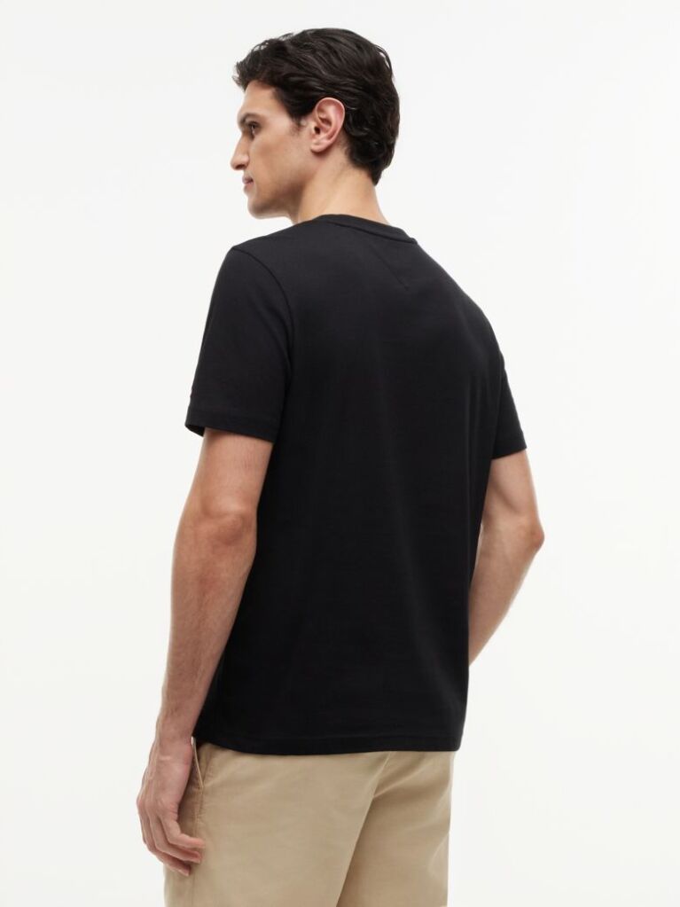 Μαύρο T-Shirt Με Λογότυπο  Άνδρες