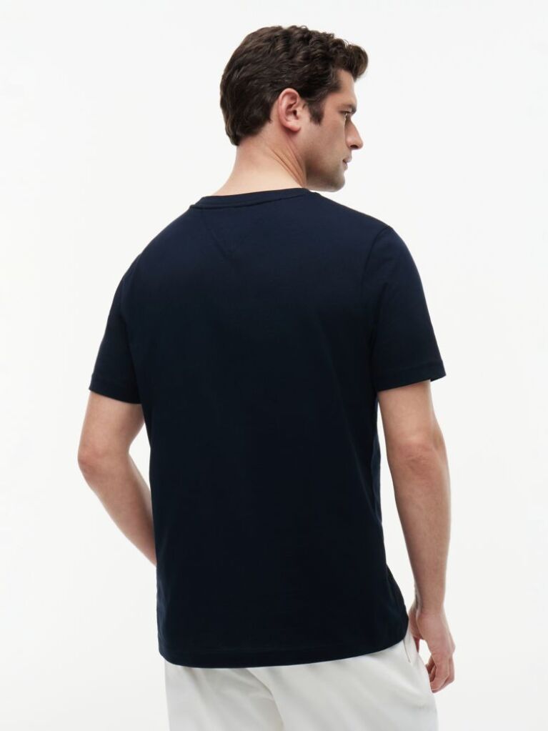 Μπλε T-Shirt Με Λογότυπο  Άνδρες