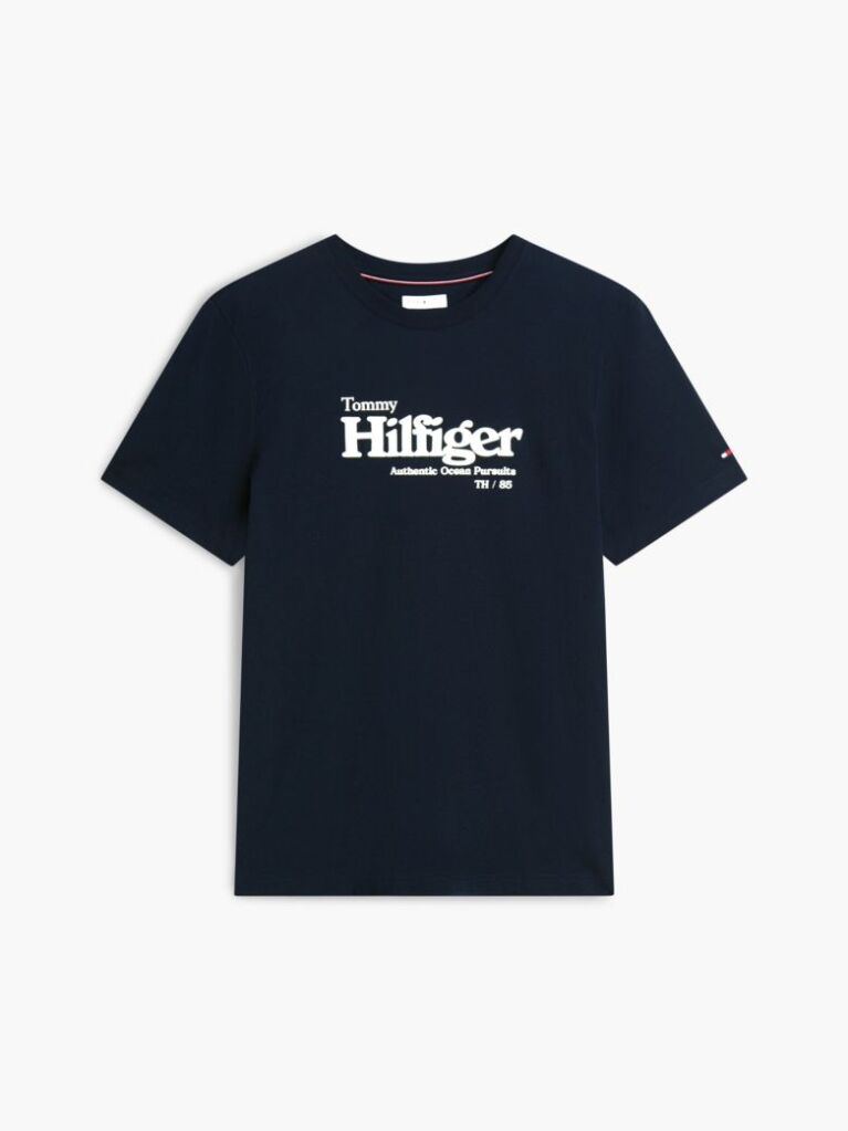 Μπλε T-Shirt Με Λογότυπο  Άνδρες