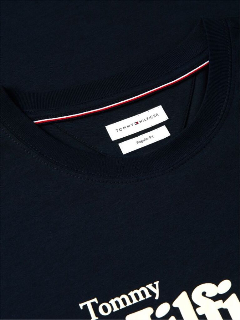 Μπλε T-Shirt Με Λογότυπο  Άνδρες
