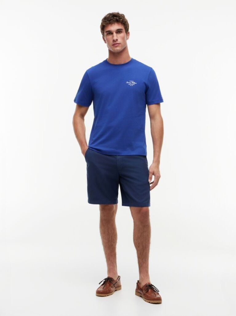 Blue Back Logo Jersey T-Shirt  Men