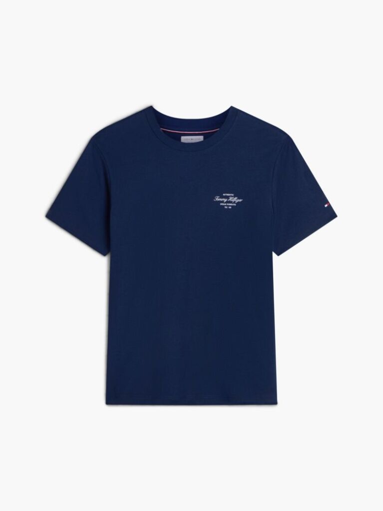 Blue Back Logo Jersey T-Shirt  Men