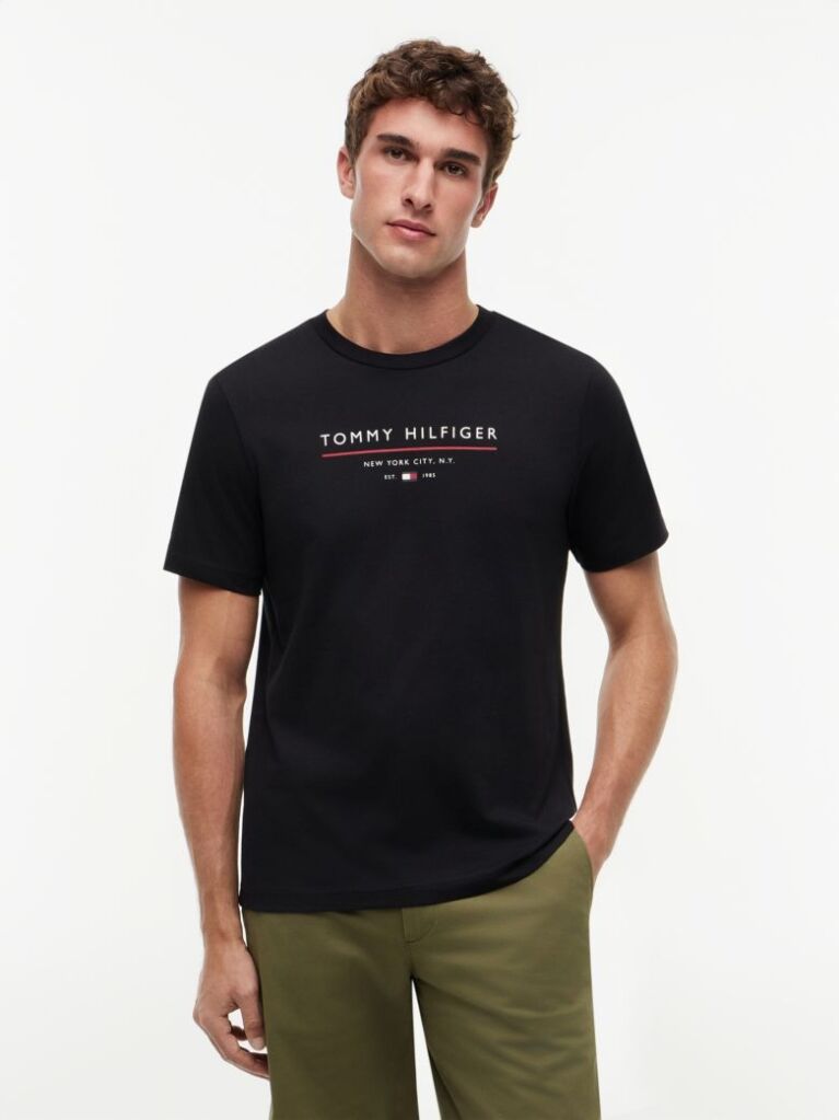 Black Jersey T-Shirt  Men