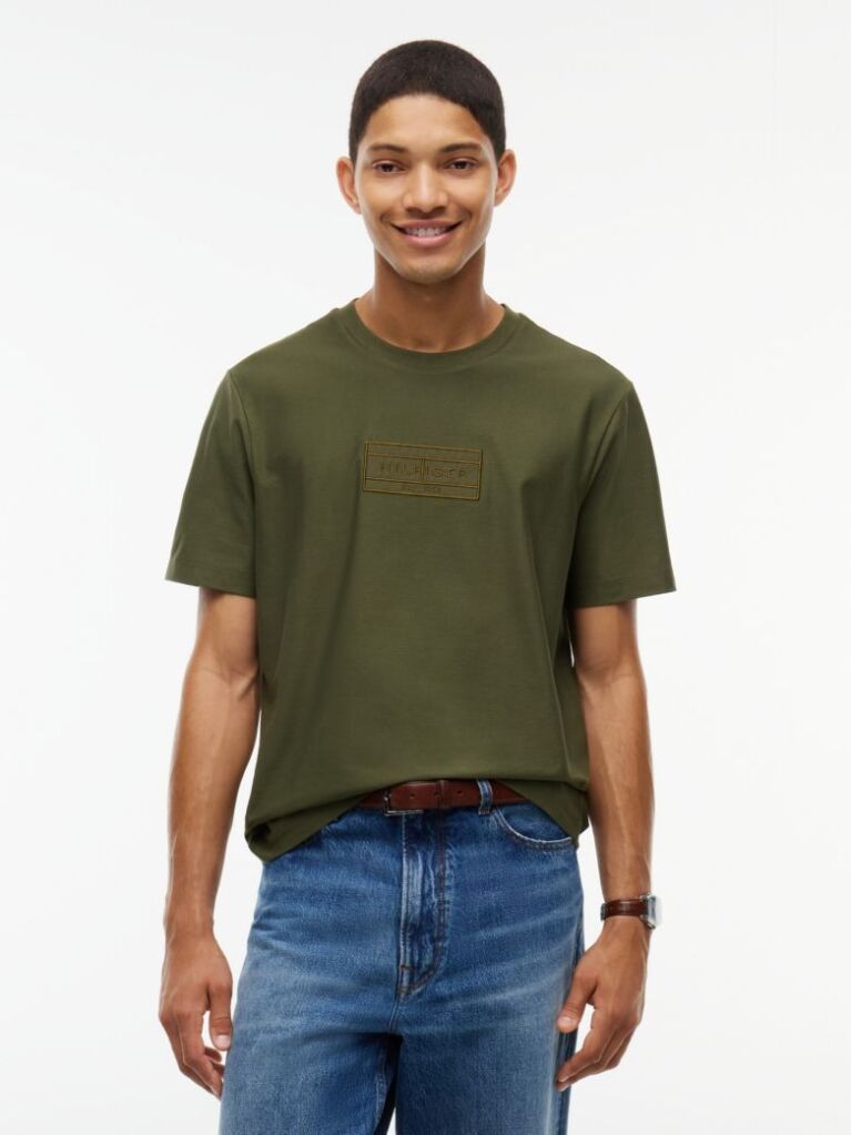 Green Logo Graphic T-Shirt  Men