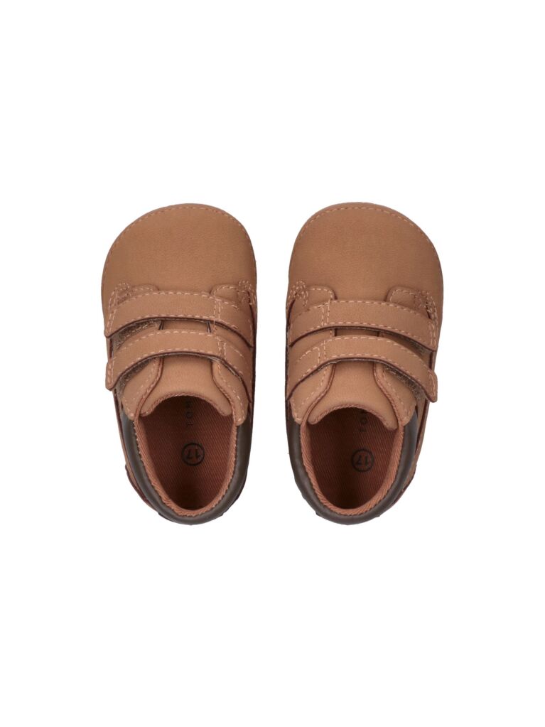 Brown Velcro Bootie  Boys