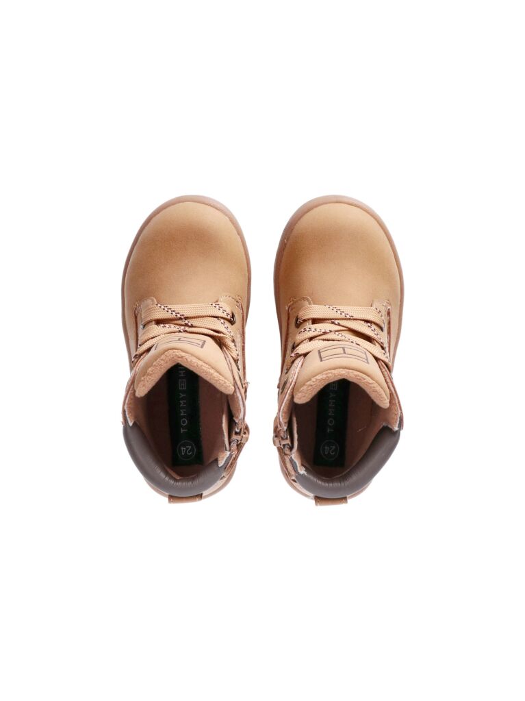 Yellow Lace-Up Bootie  Kids Unisex