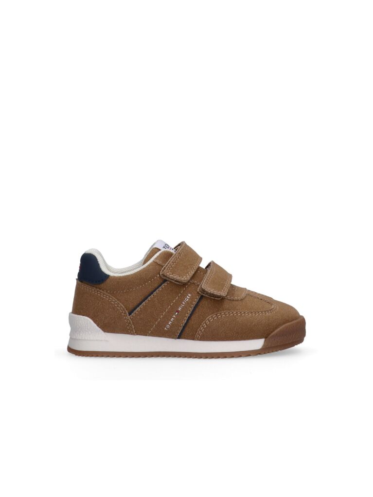 Καφέ Sneakers Με Velcro Και Χαμηλό Κόψιμο  Παιδί Unisex