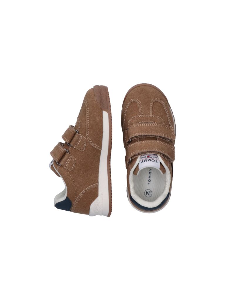 Καφέ Sneakers Με Velcro Και Χαμηλό Κόψιμο  Παιδί Unisex
