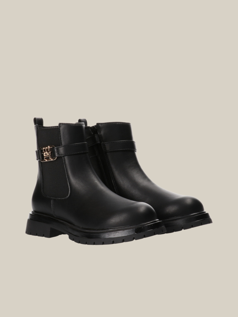 Black Chelsey Boots  Girls