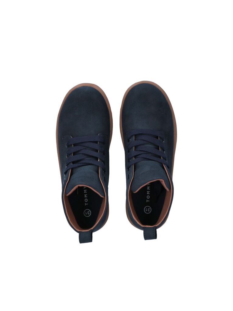 Blue Lace-Up Bootie  Kids Unisex