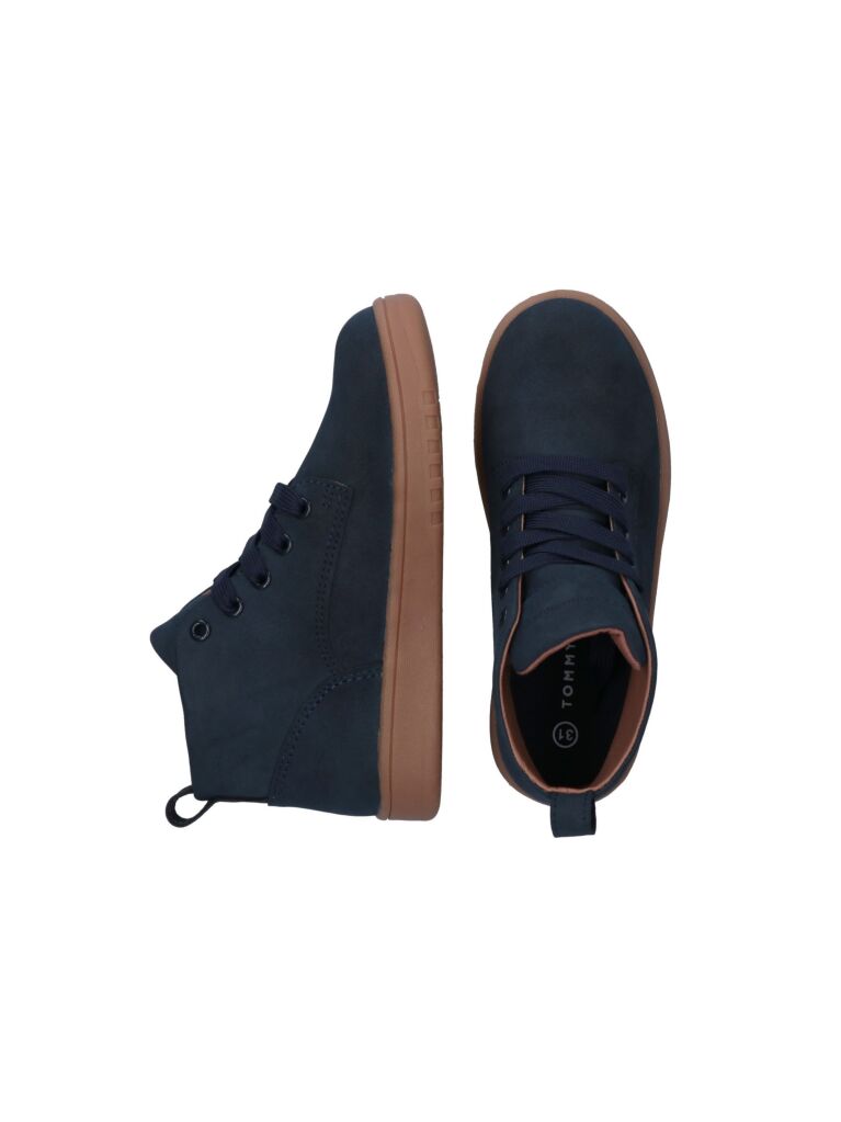 Blue Lace-Up Bootie  Kids Unisex