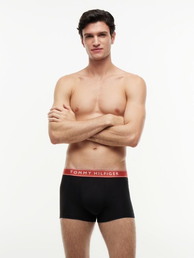 Multi 3-Pack Essential Logo Waistband Trunks  Men