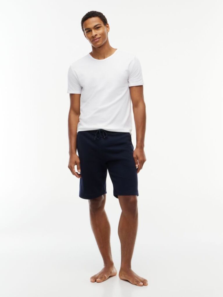 White 3-Pack Premium Essential V-Neck Lounge T-Shirts  Men