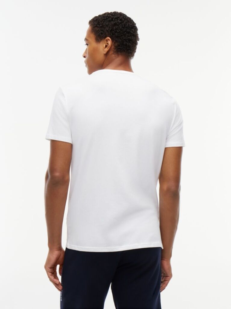 White 3-Pack Premium Essential V-Neck Lounge T-Shirts  Men