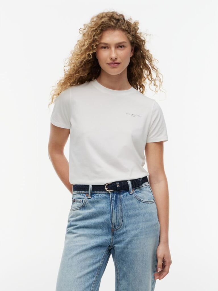 White 1985 Collection Crew Neck T-Shirt  Women