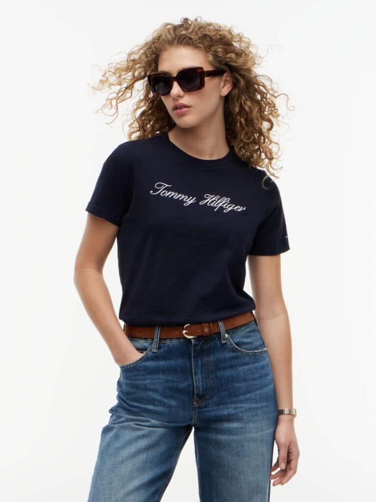 Blue Logo T-Shirt  Women
