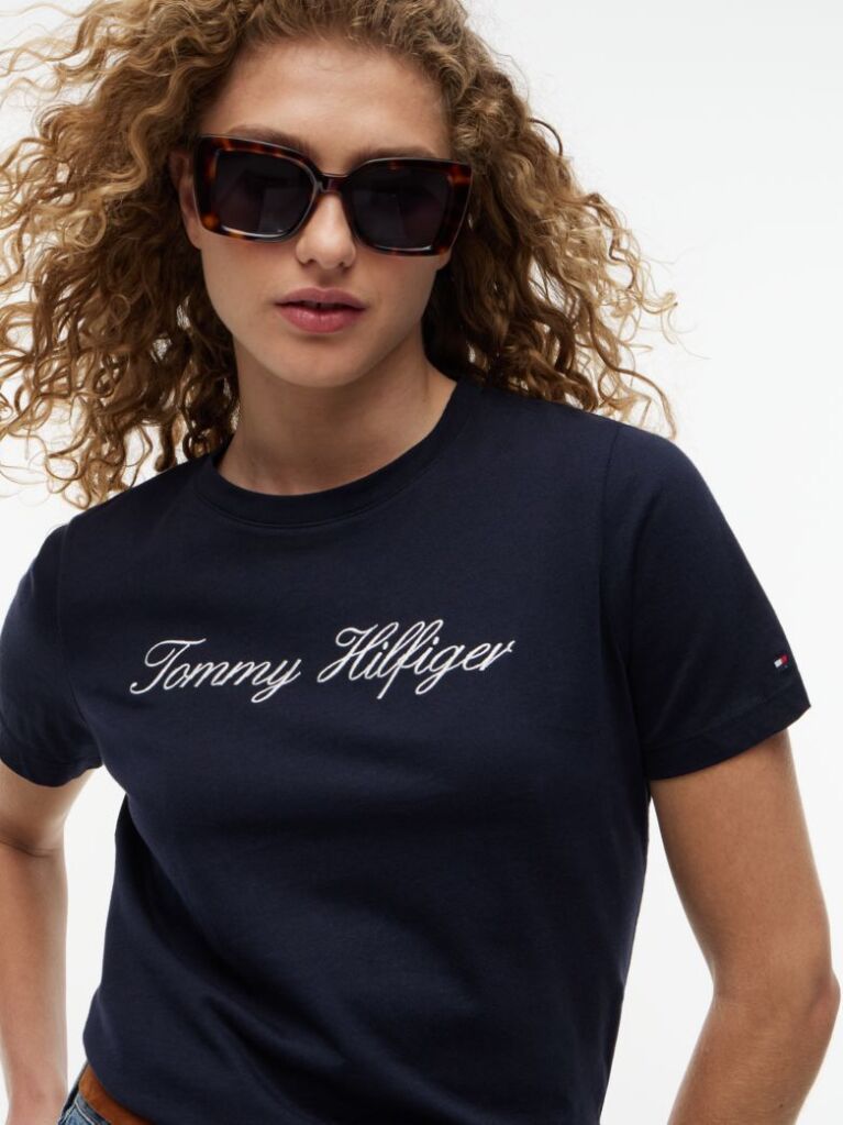 Blue Logo T-Shirt  Women