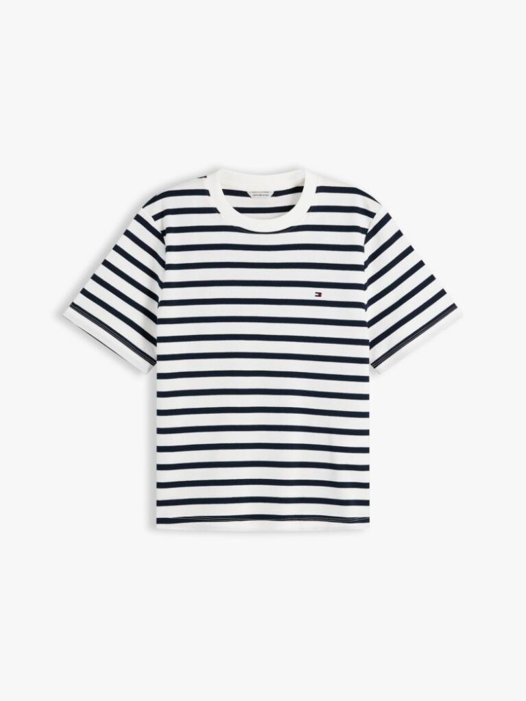 Multi Boxy T-Shirt Με Πλέξη Interlock  Γυναίκες