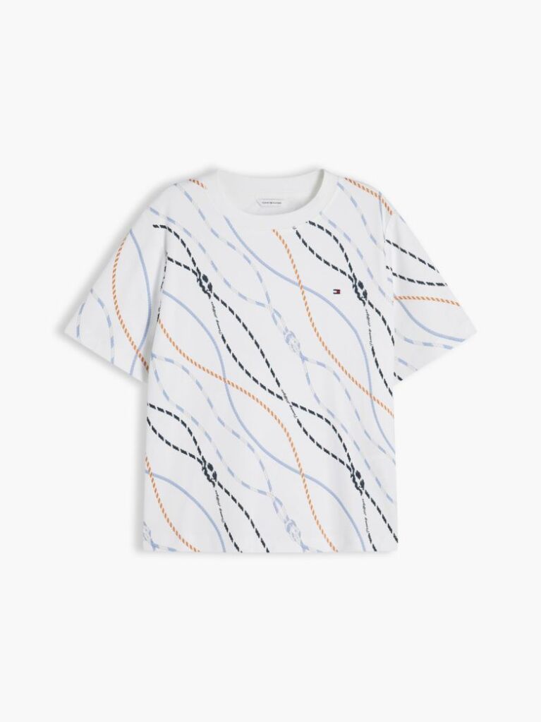 Multi Boxy T-Shirt Με Πλέξη Interlock  Γυναίκες