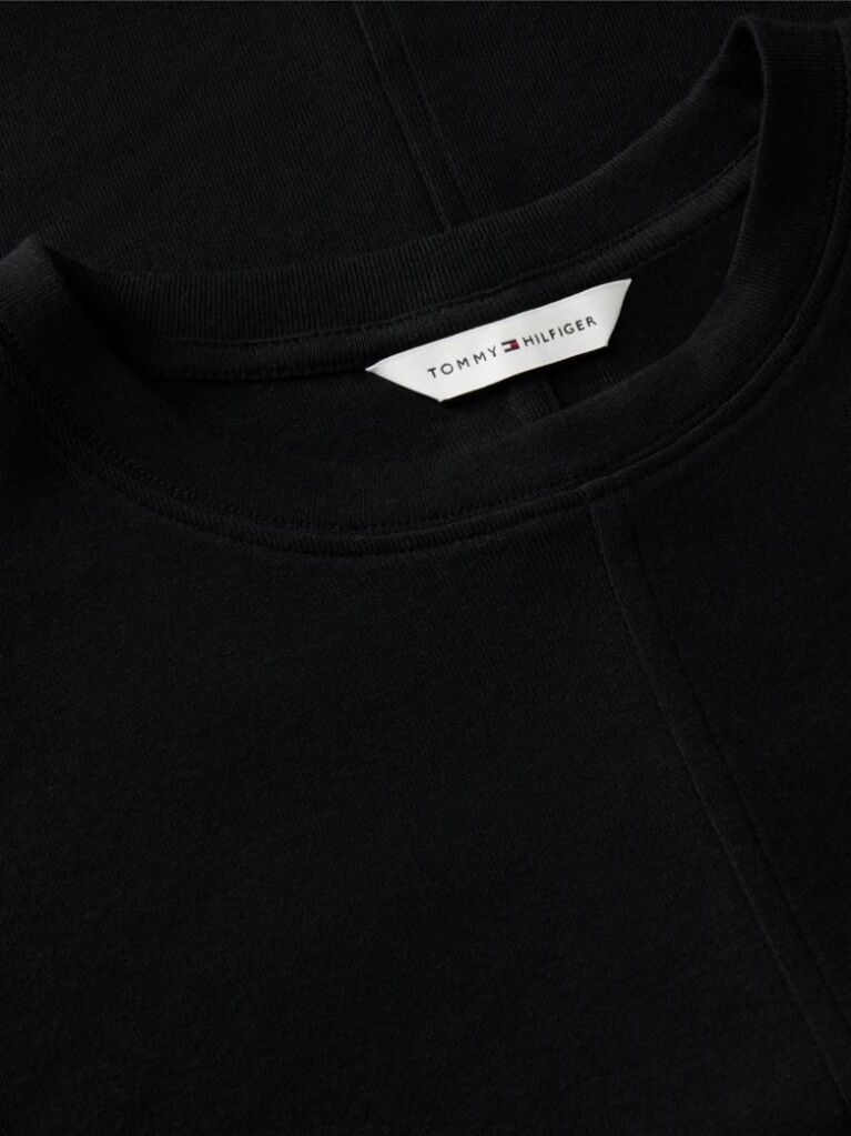 Black Batwing Sleeve Crew Neck T-Shirt  Women