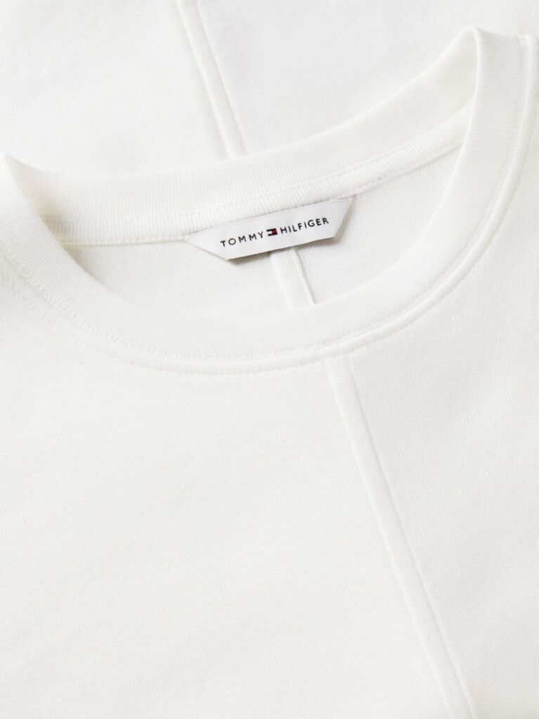White Batwing Sleeve Crew Neck T-Shirt  Women
