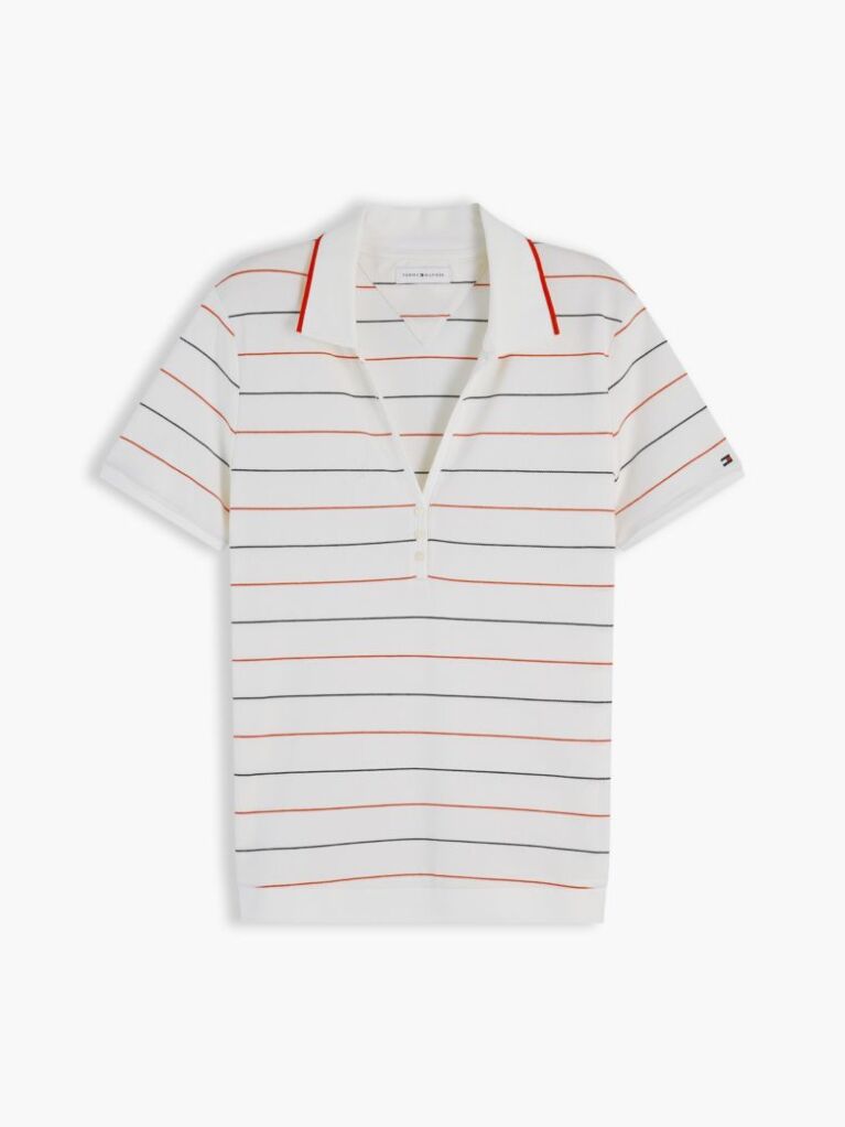 Multi Regular Fit Pique Henley Polo Shirt  Women