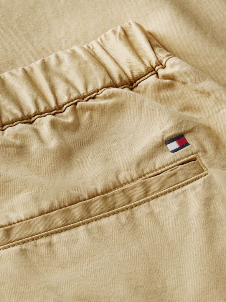 Μπεζ Παντελόνι Chinos Σε Barrel Γραμμή Με Washed Εφέ  Γυναίκες