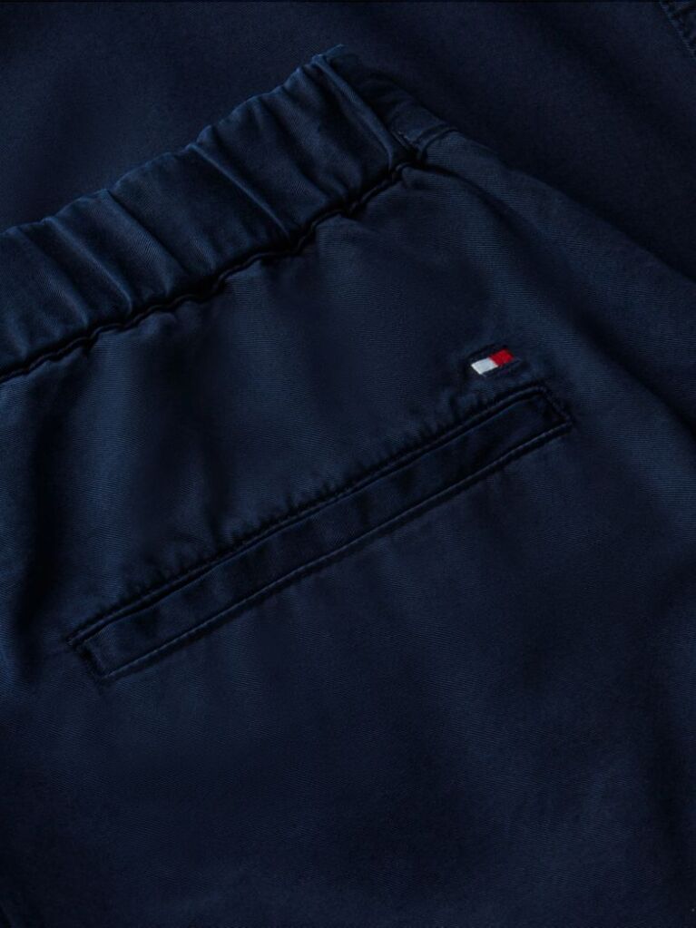 Blue Washed Barrel Leg Chinos  Women