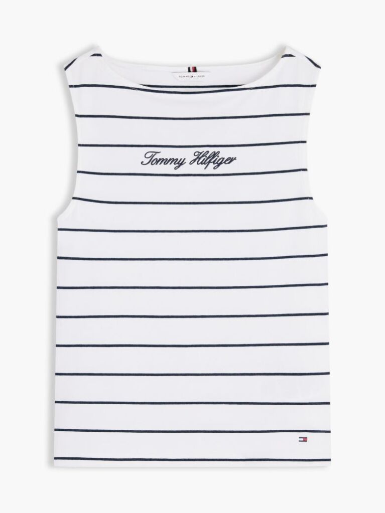Multi Slim Boat Neck Tank Top  Women