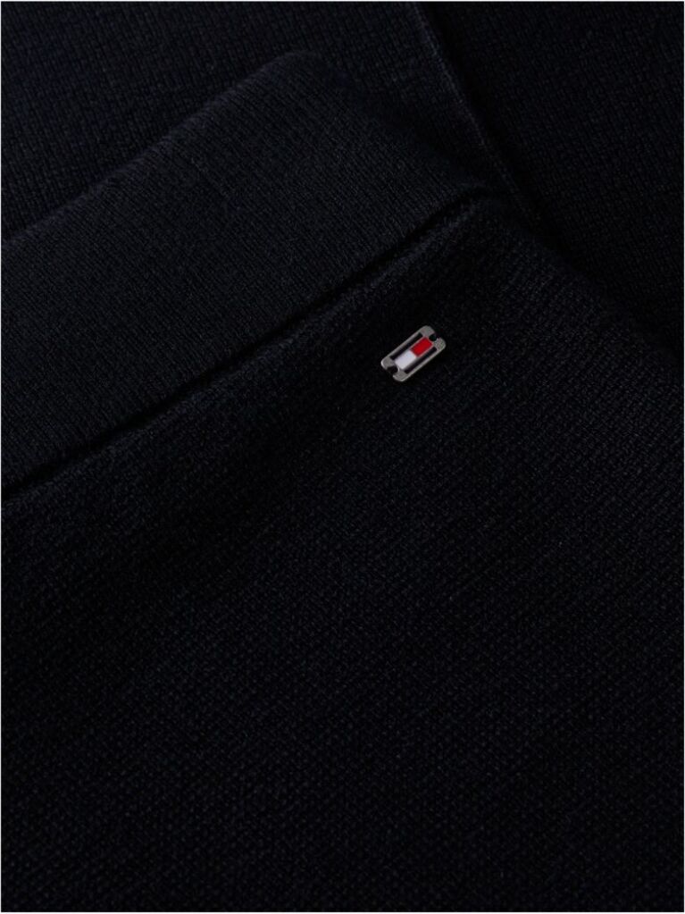 Black Travel Regular Trousers With Silk  Women