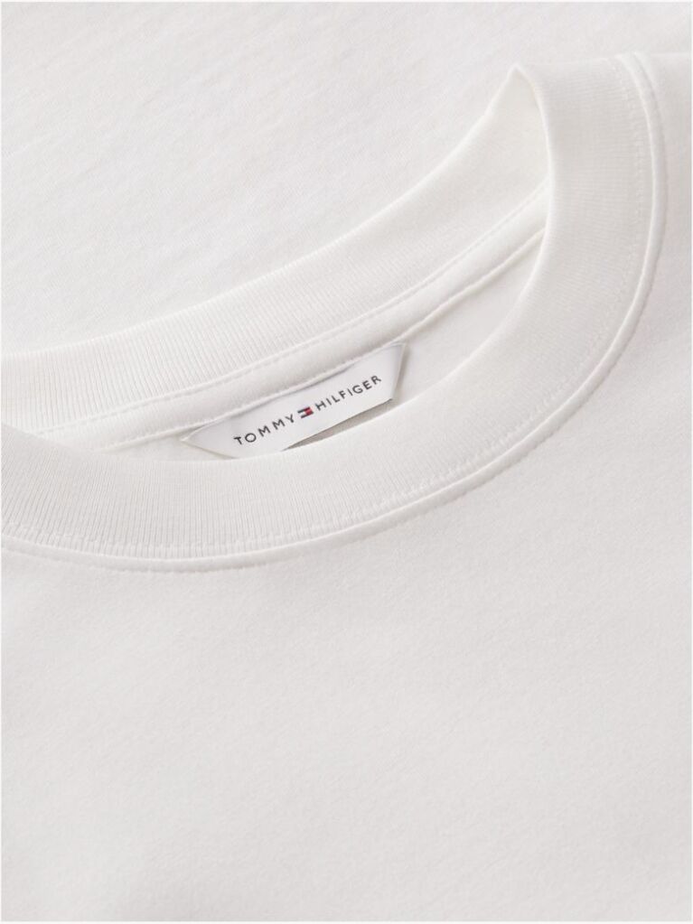 Μπεζ Βαμβακερό T-Shirt Με Κλασική Λαιμόκοψη Και Λογότυπο  Γυναίκες