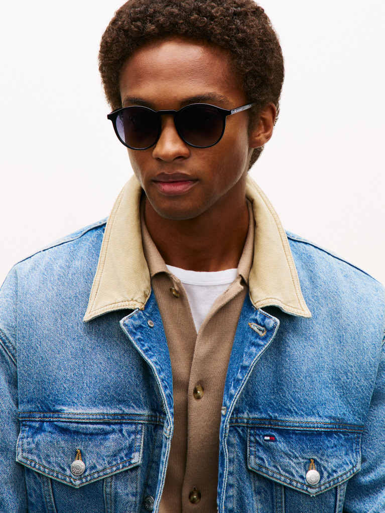 Black Round Sunglasses  Men