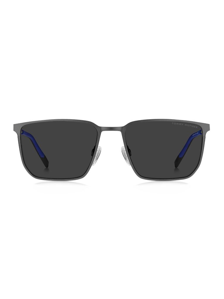 Μαύρο Modern Preppy Τετράγωνα Γυαλιά Ηλίου  Άνδρες