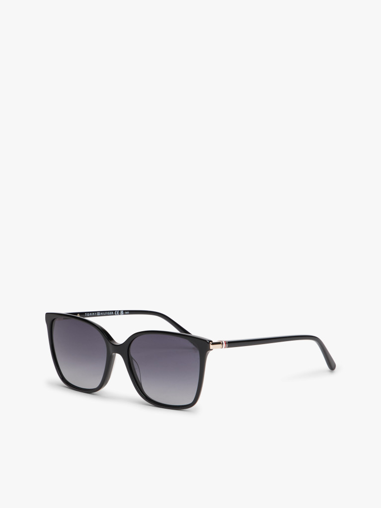 Black Flexible Hinge Cat Eye Sunglasses  Women