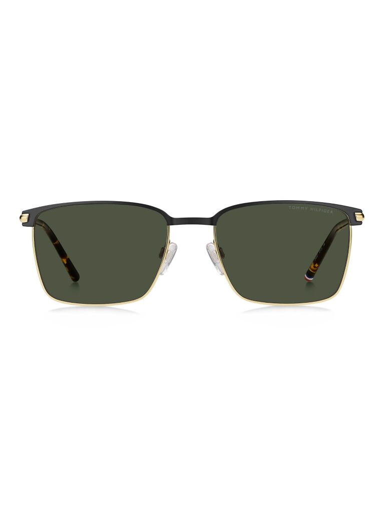 Multi Modern Preppy Square Sunglasses  Men