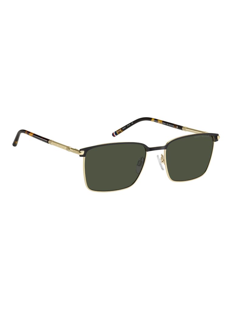 Multi Modern Preppy Square Sunglasses  Men