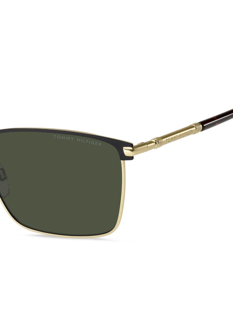 Multi Modern Preppy Square Sunglasses  Men