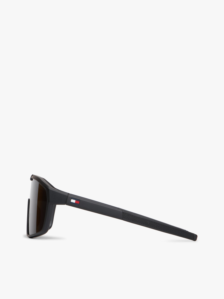 Black Signature Mask Sunglasses  Men
