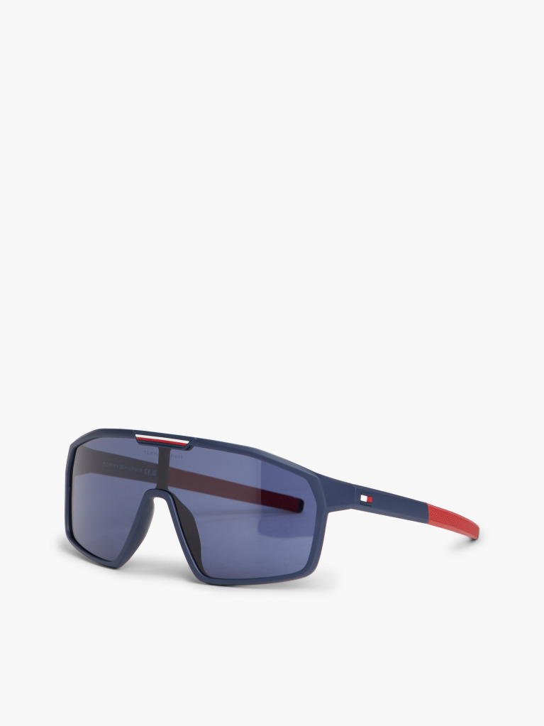 Blue Signature Mask Sunglasses  Men