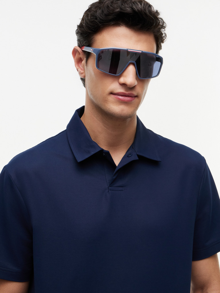Blue Signature Mask Sunglasses  Men