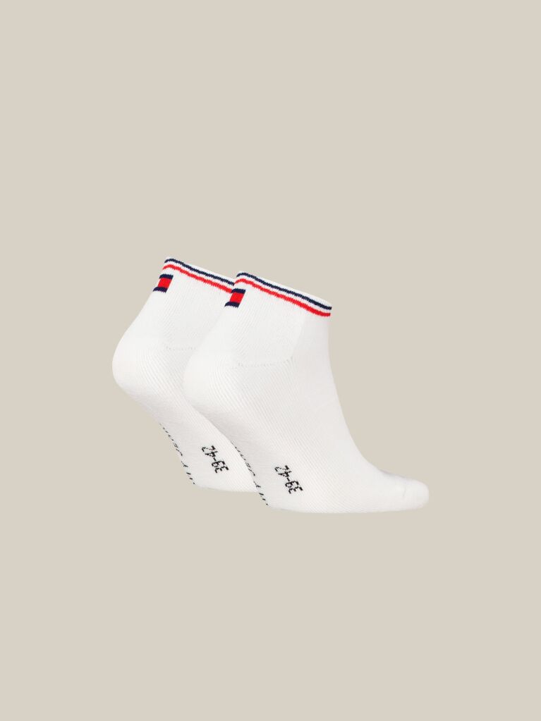White Unisex Sneaker socks 2 pack  Unisex