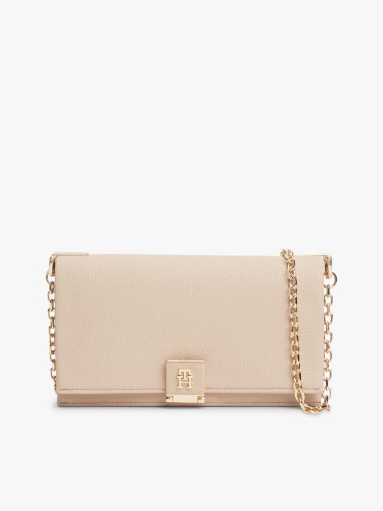 Beige TH Monogram Crossbody Bag  Women