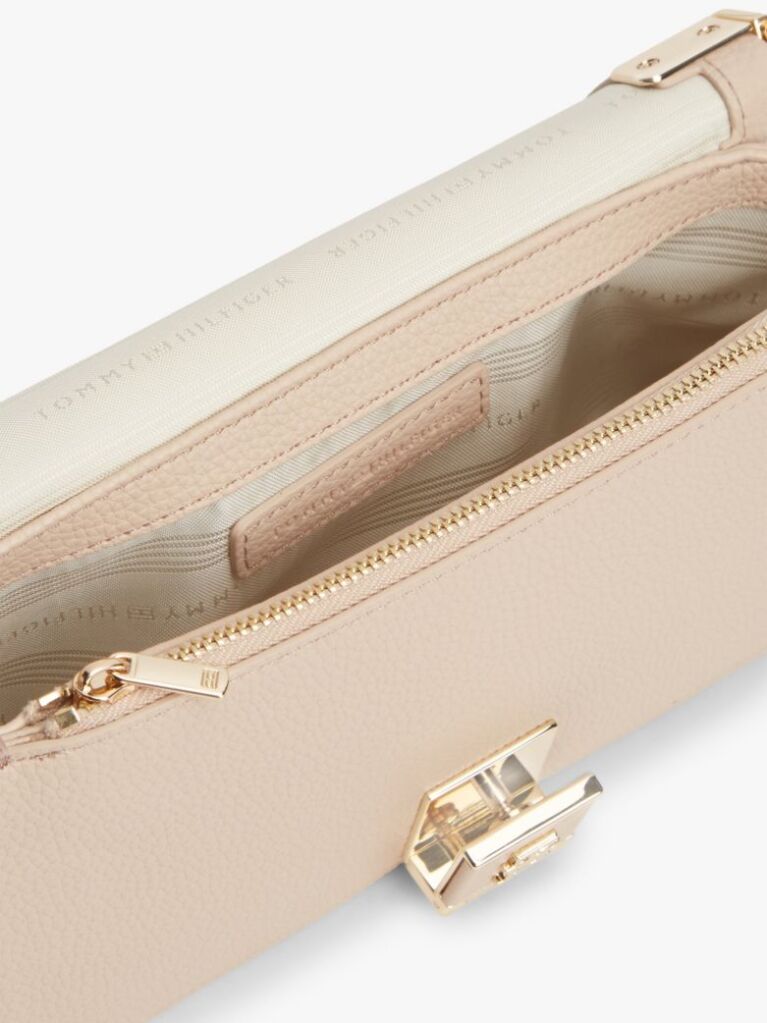 Beige TH Monogram Crossbody Bag  Women